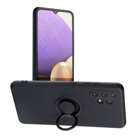 Samsung Galaxy A32 LTE Hülle Silicone ring Schwarz