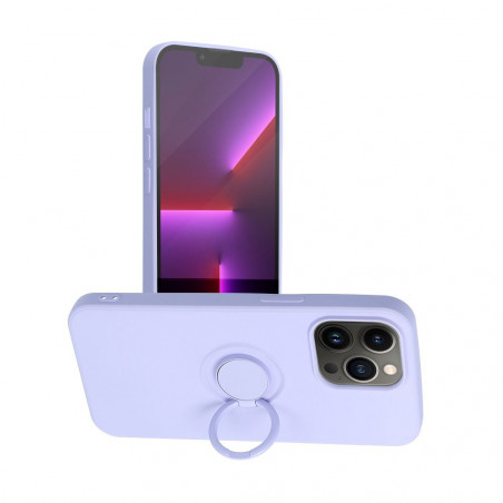 Apple iPhone 13 Pro Hülle Silicone ring Lila (Violet)