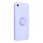 Apple iPhone SE 2022 5G Hülle Silicone ring Lila (Violet)