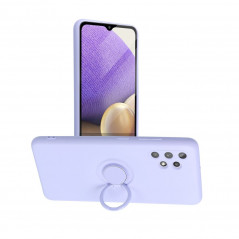 Samsung Galaxy A32 5G Hülle Silicone ring Lila (Violet)