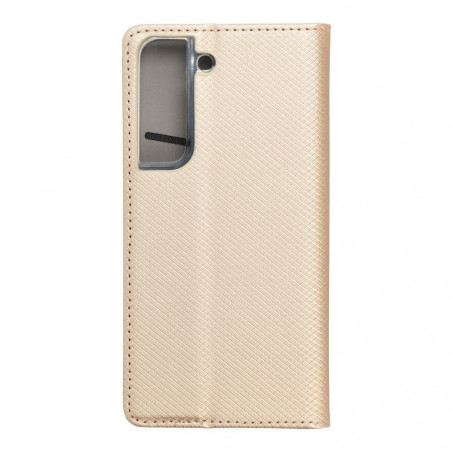 Samsung Galaxy S22 Book Handytaschen Smart Case Book Gold