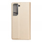 Samsung Galaxy S22 Book Handytaschen Smart Case Book Gold