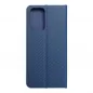 XIAOMI Redmi Note 10 Pro Max Book Handytaschen LUNA Book Carbon Kohlenstoff-Faser, Elegant  Blau