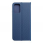 XIAOMI Redmi Note 10 Book Handytaschen LUNA Book Carbon Kohlenstoff-Faser, Elegant  Blau