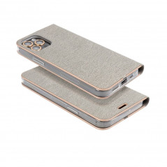 XIAOMI Redmi 9C NFC Book Handytaschen LUNA Book Gold Elegant  Silber