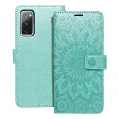 Samsung Galaxy S20 FE 5G 2022 Book Handytaschen MEZZO Book Mandala  Grün