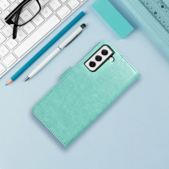 Samsung Galaxy S21 Ultra 5G Book Handytaschen MEZZO Book Baum  Grün