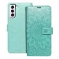 Samsung Galaxy A12 Book Handytaschen MEZZO Book Mandala  Grün