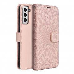 Samsung Galaxy A32 LTE Book Handytaschen MEZZO Book Mandala  Roségold