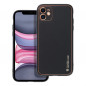 Apple iPhone 11 Hülle Leather Schwarz