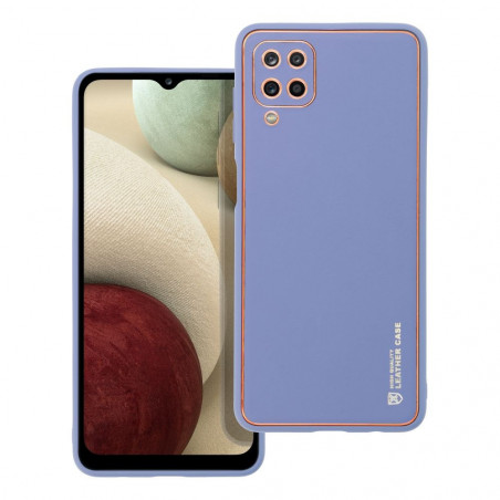 Samsung Galaxy A12 Hülle Leather Blau