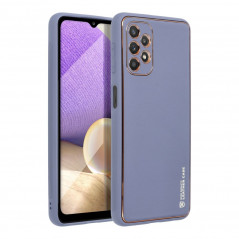 Samsung Galaxy A12 Hülle Leather Blau