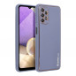 Samsung Galaxy A12 Hülle Leather Blau