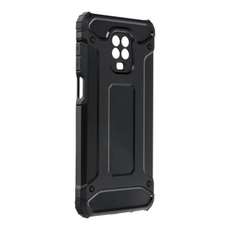 XIAOMI Redmi Note 9S Gehärtete Abdeckung Armor Schwarz