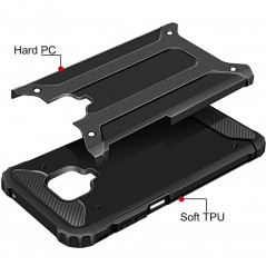 XIAOMI Redmi Note 9 Pro Gehärtete Abdeckung Armor Schwarz