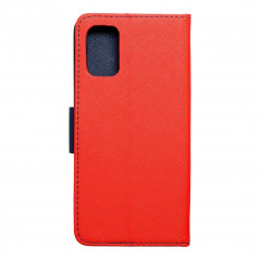 Samsung Galaxy A02s Book Handytaschen Fancy Book Rot / Marine