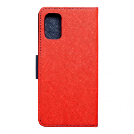 Samsung Galaxy A02s Book Handytaschen Fancy Book Rot / Marine