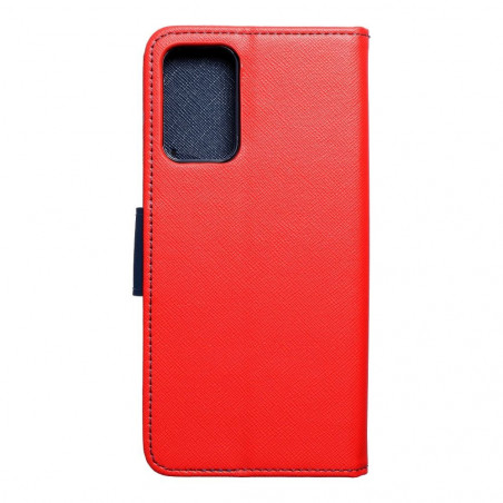 Samsung Galaxy A72 LTE Book Handytaschen Fancy Book Rot / Marine