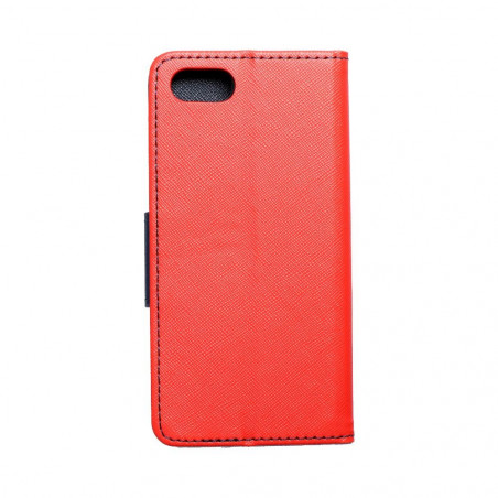 Apple iPhone 7 Book Handytaschen Fancy Book Rot / Marine