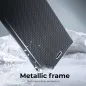 XIAOMI Mi 10T 5G Book Handytaschen LUNA Book Carbon Kohlenstoff-Faser, Elegant  Schwarz