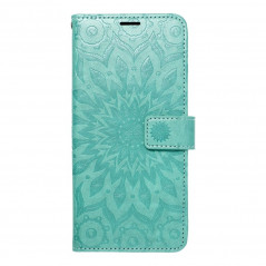 XIAOMI Redmi 9C NFC Book Handytaschen MEZZO Book Mandala  Grün