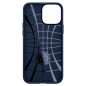 Apple iPhone 13 Pro Hülle Spigen  Liquid Air Navy blau