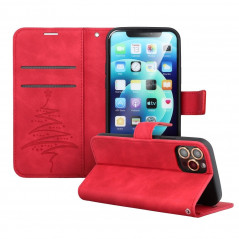 Samsung Galaxy A03s Book Handytaschen MEZZO Book Baum  Rot