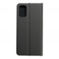 Samsung Galaxy A03 Book Handytaschen LUNA Book Carbon Kohlenstoff-Faser, Elegant  Schwarz