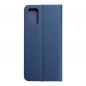 Samsung Galaxy A03 Book Handytaschen LUNA Book Carbon Kohlenstoff-Faser, Elegant  Blau