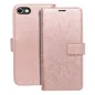 Apple iPhone SE 2020 Book Handytaschen MEZZO Book Mandala  Roségold