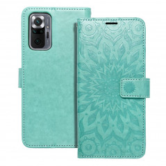 XIAOMI Redmi Note 10 Pro Max Book Handytaschen MEZZO Book Mandala  Grün