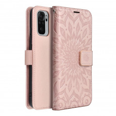 XIAOMI Poco M3 Pro 5G Book Handytaschen MEZZO Book Mandala  Roségold