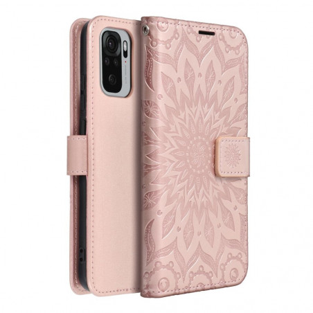 XIAOMI Poco M3 Pro 5G Book Handytaschen MEZZO Book Mandala  Roségold