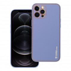 Apple iPhone 12 Pro Max Hülle Leather Blau