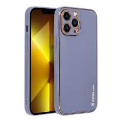 Apple iPhone 12 Pro Max Hülle Leather Blau