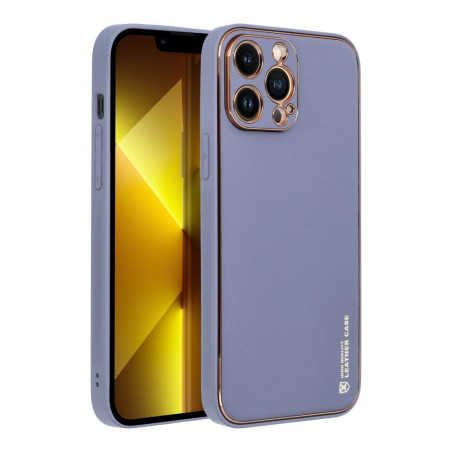 Apple iPhone 12 Pro Max Hülle Leather Blau