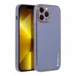 Apple iPhone 12 Pro Max Hülle Leather Blau