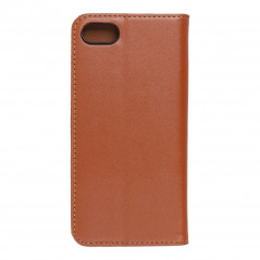 Apple iPhone SE 2022 5G Book Handytaschen Leather case SMART PRO Elegant  Braun