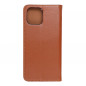 Apple iPhone 12 Pro Max Book Handytaschen Leather case SMART PRO Elegant  Braun