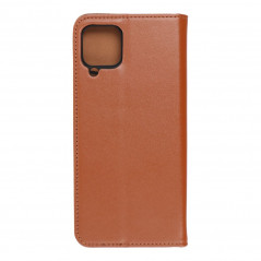 Samsung Galaxy A22 LTE Book Handytaschen Leather case SMART PRO Elegant  Braun