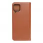 Samsung Galaxy A22 LTE Book Handytaschen Leather case SMART PRO Elegant  Braun
