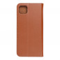 Samsung Galaxy A22 5G Book Handytaschen Leather case SMART PRO Elegant  Braun