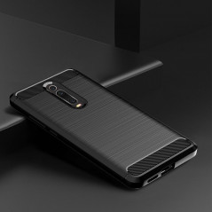 XIAOMI Poco M3 Hülle Carbon Elegant  Schwarz