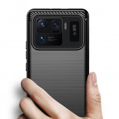 XIAOMI Mi 11 Ultra Hülle Carbon Elegant  Schwarz