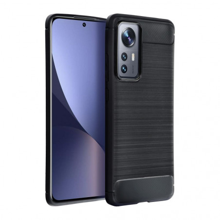 Oppo A15 Hülle Carbon Elegant  Schwarz