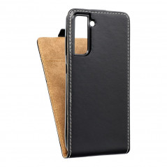 Samsung Galaxy S21 FE 5G Flip Handytaschen Slim Flexi Fresh Schwarz