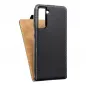 Samsung Galaxy S21 FE 5G Flip Handytaschen Slim Flexi Fresh Schwarz