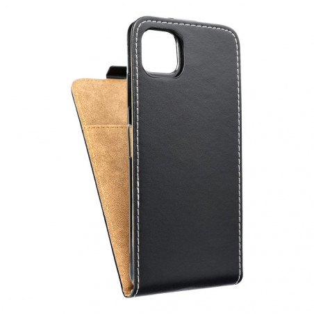 Samsung Galaxy A22 5G Flip Handytaschen Slim Flexi Fresh Schwarz