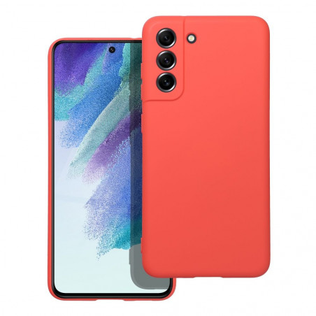 Samsung Galaxy S21 FE 5G Hülle Silicone Elegant  Pfirsich