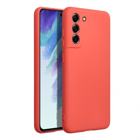 Samsung Galaxy S21 FE 5G Hülle Silicone Elegant  Pfirsich